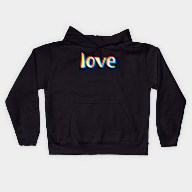 Love design Kids Hoodie by Superboydesign